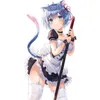 Wall Stickers Three Ratels CDM368 RE:ZERO Cute Rem With Cat's Ears For Vehicle Fuel Tank Cover Car Decor Laptop Gift Fridge Washroom