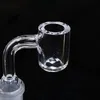 Quartz Banger 14mm 18mm 10mm Nail Smoking Accessories Terp Pearls Female Male Joint 90 45 Degree 4mm Thick Dab Rig Tobacco Tool Bangers Nails