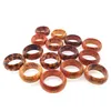 Mix Styles Rings Handmade Craft Mens Womens Fashion Natural Wood Band Party Jewelry Gifts