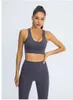 Set da yoga Naked-Feel 2 pezzi Tute fitness Sport Leggings hip-up Reggiseni ad alto impatto Abbigliamento da palestra per donna Set da allenamento Abbigliamento sportivo in nylon 210802