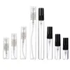 2 ml 3 ml 5 ml 10 ml draagbare spuitfles bijvulbare helder glazen flessen monster flacon cosmetische atomizers container voor het reinigen van reizen