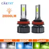 2Pcs H1 H3 H4 H7 Bulb H8 H11 HB3 9005 HB4 9006 Led Headlights 150W 20000LM 8000K Car Light Bulbs Automobiles 12V Lamp