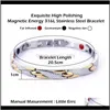 Anlände 4 färgläkande magnetiska armband kraftterapi magneter armband armband för kvinnor män smycken grossist rlru1 länk kedja yolun