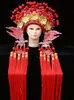 Inne wydarzenie Party Supplies Vintage Wedding Hat dla Kobiet Nakrycia Nakrycia Nakrycia Ślubne Chiński Peking Opera Headgear Drama Kostium Akcesoria Starożytne P