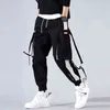 Powow Streetwear Męskie Spodnie Kieszonkowe Luźne Mężczyźni Hiphop Moda Joggers Spodnie Spodnie Mężczyźni Dorywczo Spodnie Mody 211201