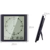 Relógio de parede digital, despertador para quarto decoração home, grande tela LCD com tempo / calendário / exibição de temperatura H1230