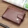 Wallets Baellerry Casual Men Wallet Short Purse With Leather Buckle Bag Horizontal Small Coin Pocket Card Carteras De Hombre