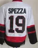 Mężczyźni Vintage Ice Hockey Retro 19 Koszulka Jason Spezza 25 Chris Neil 11 Daniel Alfredsson 6 Bobby Ryan 65 Erik Karlsson Wszystkie szyte Czarny Beżowy Biały Strona główna CanYiYuan