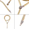 Chokers 41XC Flexible, biegbare Halskette mit schwarzen Augen, Wickelarmreif, verdrehbarer Schmuck, Halsreif, Gold, Silber3655256