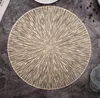 Ronde Placemats Restaurant Hollow PVC Decoratie Maaltijden Mat Anti-Hot Eettafel Lijn Steak Plaat Pad