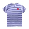 Designer Men's T-Shirts Men Fashion Striped Shirt High Quanlity T Shirt Casual Women Shirts Badge Cotton Embroidery stripe Short Sleeve Summer