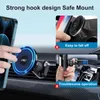 EWA – support magnétique de voiture Compatible avec iPhone 12/13/ Pro/12 Max/12 Mini/Magsafe, support de téléphone à grille d'aération à aimant puissant