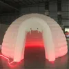 7m diameter shelter LED light Inflatable igloo luna tent,Bar Dome Marquee, lamp Rooftop Building Balloon for exhibition