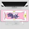 Anime Mouse Pad Gamer Card Captor Sakura Grande Otaku Gaming Mousepad Bloqueio De Bloqueio Dos Desenhos Animados XL Laptop Teclado De Mesa De Mesa