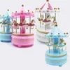 Merry-go-round Children's Birthday Christmas New Year Party Cake Decoration Ornaments Trojan Music Box Ornaments Wind-up Toys