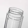 Оптовая 450 мл 500 мл бамбуковая крышка для бамбуки для бутылки с водой с двойным стеклом стеклянной чайного чая с фильтром и вспомогательными бутылками