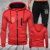 2022 New Philip Autumn Wnter Men's Sets Hoodies+Pants Harajuku Sport Suits Casual Sweatshirts Tracksuit Brand Sportswear G1217