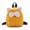 cartoon mini plush cat backpack of new fund of 2021 autumn winters is the explosion of private baby small backpack X0529