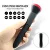 10 hastighet vibrerande elektrisk makeup borstkula vibrator för kvinnor av wand g spot vibratorer borsta vuxna erotiska sexleksaker y2006168863681