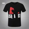 DSQ Padrão T-shirt D2 Phantom Turtle 2022SS New Mens Designer T Shirt Paris Moda Tshirts Verão Masculino Qualidade superior 100% algodão a 456