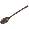 Spoons Wooden Spoons, 12 Pieces Wood Soup For Eating Mixing Stirring Cooking, Long Handle Spoon