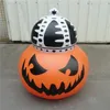 Atacado de atividades ao ar livre decoração de decoração personalizada decoração inflável de abóbora sorriso feliz chapéu fantasma para o halloween