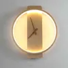 Moderno e minimalista Orologio da parete silenzioso Lampada a LED Arte della parete Soggiorno Personalità Orologi per la casa Orologi da parete silenziosi Decorazioni per la casa H1230