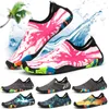 2021 Nova Unisex Hiking Water Shoes Malha Respirável Ao Ar Livre Trekking Sneakers Confortável Escalada Sapatos X0728