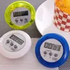 Ny stil Gullig Mini Round LCD Digital Matlagning Hem Kök Timare Nedräkning Matlagning Timer Räkna ner Väckarklocka