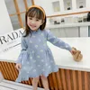 Toddler Girl Autumn Dress Winter Sweater Casual Clothes Ruffles Casual New Baby Girls Clothes little girls Warm dresses 2-7Y G1026