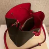 Women Luxurys Designers Bags 2021 NEONOE shoulder leather bucket flower printing crossbody bag purse1851