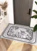 Front Door Mat Welcome Carpet Indoor Outdoor Rug Entryway Mats for Shoe Scraper, Ideal for Inside Outside Home High Traffic Area, Steel Gray TX0123