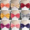 Mężczyźni Krawaty Moda Butterfly Party Wedding Bow Tie Dla Chłopców Dziewczęta Cukierki Solid Color Bowknot Cały Akcesoria Bowtie