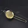 304 Stainless Steel Strainer With Long Handle And Tapered Pointed Ears Flour Sieve Oil Spill Spoon Mesh Filter