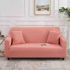Solid soffa täcker hörn soffa L Form Elastisk Material Stretch Slipcover Soffa Skydd Skinn 211207