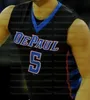 Custom DePaul Blue Demons Maglie da basket Moore Paul Reed Butz Weems Jacobs Jalen Coleman-Lands Gage Darious Hall Strus Chandler