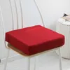 Nachahmung Baumwolle Leinen Kissen verdicken Schwamm Matte einfache einfarbige Sitzkissen Stuhl Rückenkissen Dual-Use Soft Protect Hüften 210716