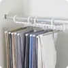 vanzlife multi-layers stainless steel pants hangers home retractable wardrobe pants storage racks 210318