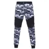 Mężczyźni Causal Camouflage Print Sets Camo Jacket + Spodnie 2PC Dres Sportwear Bluzy Bluza Pant Suit Plus Size 211222