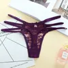 Multilayer midja slipsar g String trosor sexiga spetsöversikt se genom bikini kvinnor underkläder underkläder thongs t tillbaka modekläder