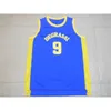 Mens Movie Jerseys Jimmy Brooks Basketball Jersey # 9 Drake Degrassi Community HS Vest All Stitched Retro Storlek S-XXL