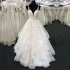 многоуровневые слоистые юбки свадебные платья
