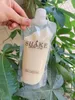 Storage Bags 20pcs Stand Up Plastic Drink Packaging Bag Spout Pouches For Beverage Liquid Juice Milk Shake Coffee