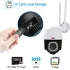 ANSPO 2.0MP Plein sheynight Vision Visionnage extérieur Smart WiFi Pan Caméra d'inclinaison