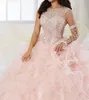 Burgundowa suknia balowa sukienki Quinceanera Tiulle Sweet Princess Sukienki na rozdzień dress274z