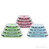 foldable silicone lunch box picnic bucket folding crisper food storage container that can put in microwave