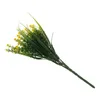 装飾的な花の花輪の大きいセール1分岐の小さな人工的な植物草の偽の花のプラスチックユーカリ（yell）