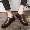 Nieuwe Black Bruin Lace Up Mix Kleuren Oxford Schoenen Mannen Casual Loafers Formele Jurk Schoenen Sapatos Tenis Masculino