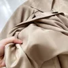 Trenchs de femmes 2022 Automne Femmes Manteau Style coréen Lâche Casual Long Coupe-vent Veste Cardigan Vêtements d'extérieur Mode Bery2
