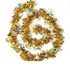 2021 new 2M Christmas Tree Tinsel Garland Ribbon Bar Shiny Tops Christmas Tree Hanging Ornaments Home Decoration New Year